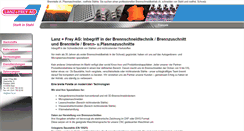 Desktop Screenshot of brennzuschnitt.lanz-frey.ch